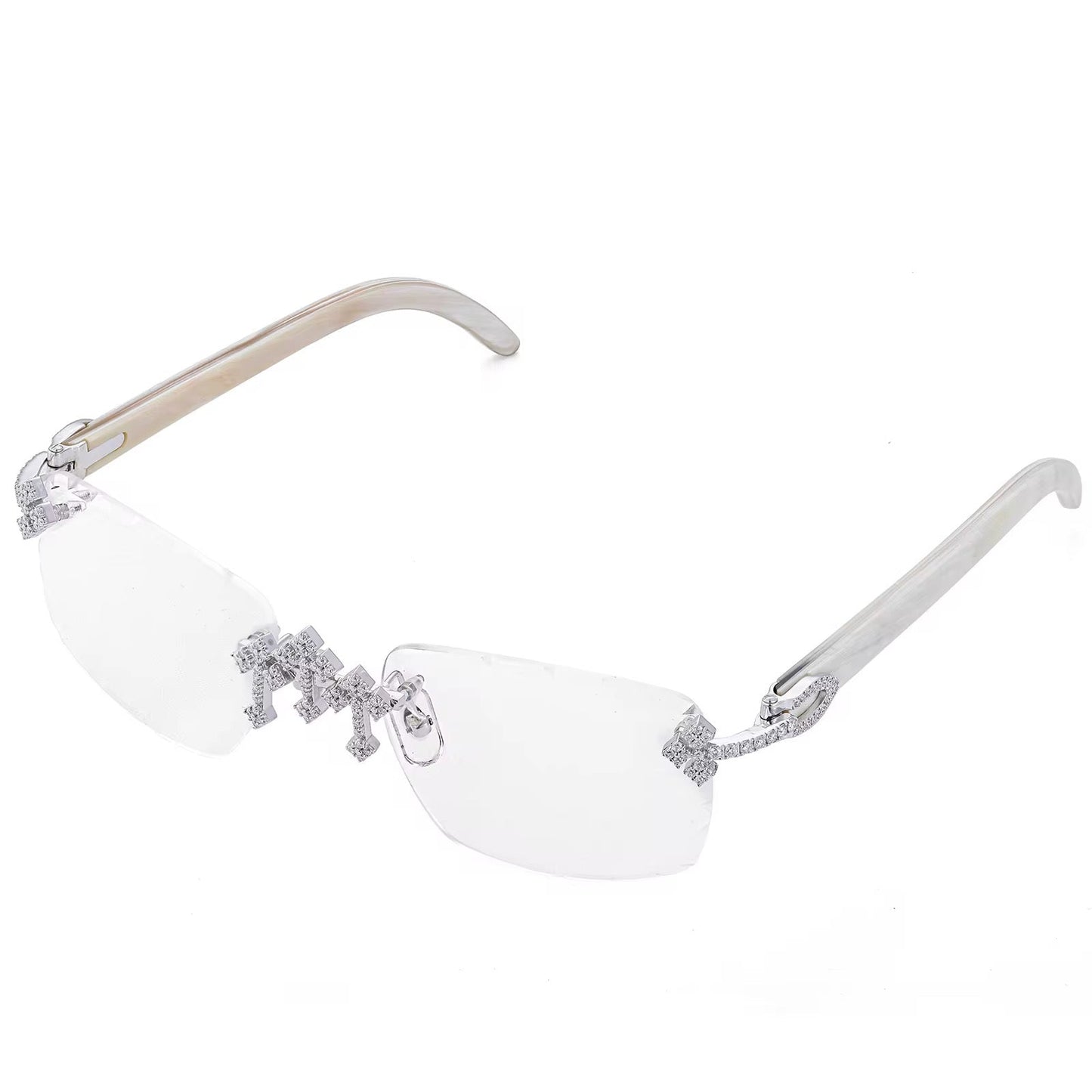 Moissanite Cross Sunglasses – Luxury Statement Eyewear