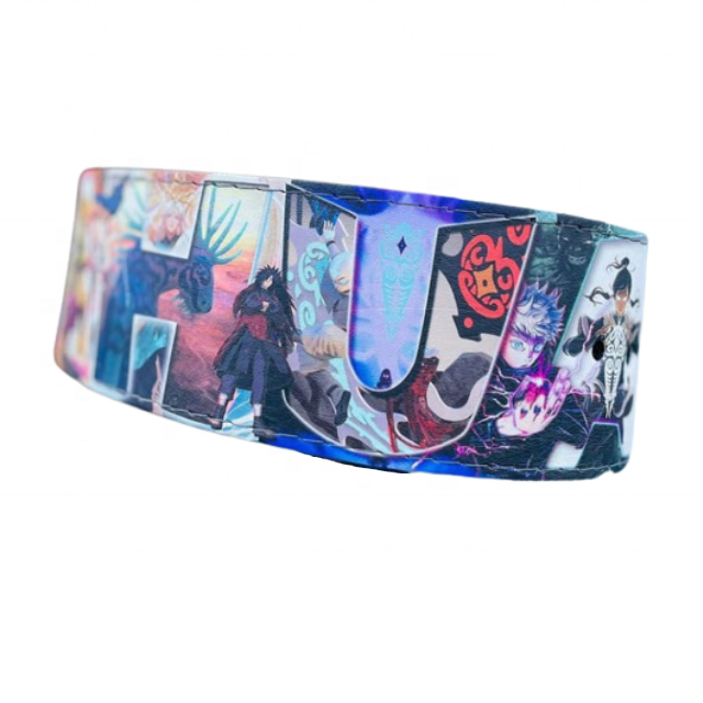 2022 New Design Fitness Power Lifting Weight Gym Lever Belts Printed Cartoon Anime Character Lever Belts