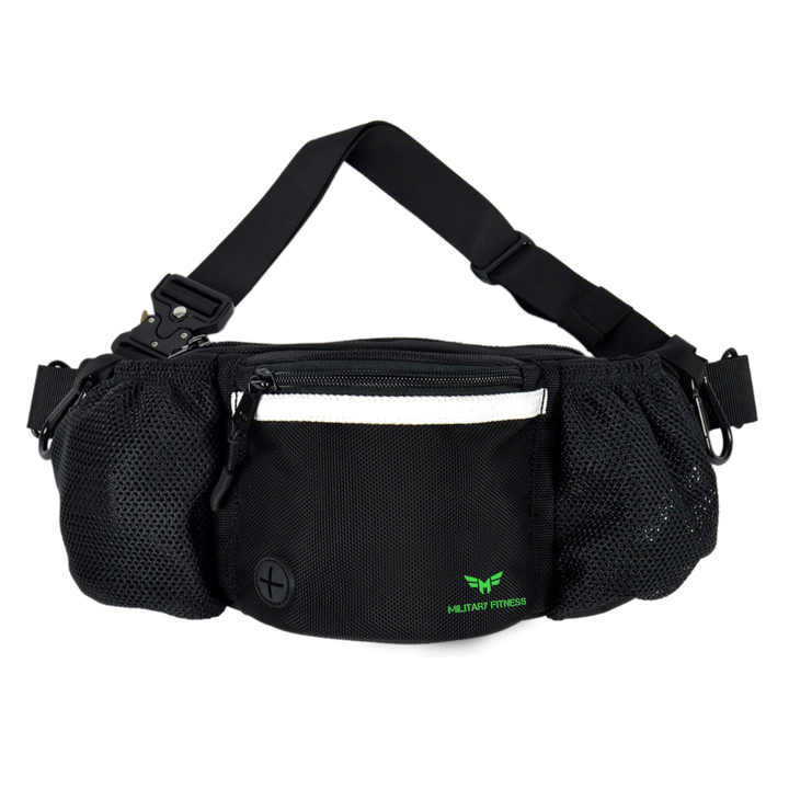 100% Polyester Tactical Gym Custom Fitness Black Backpack Tactical Adventure Bag Premium Quality Men Women Fanny Bags