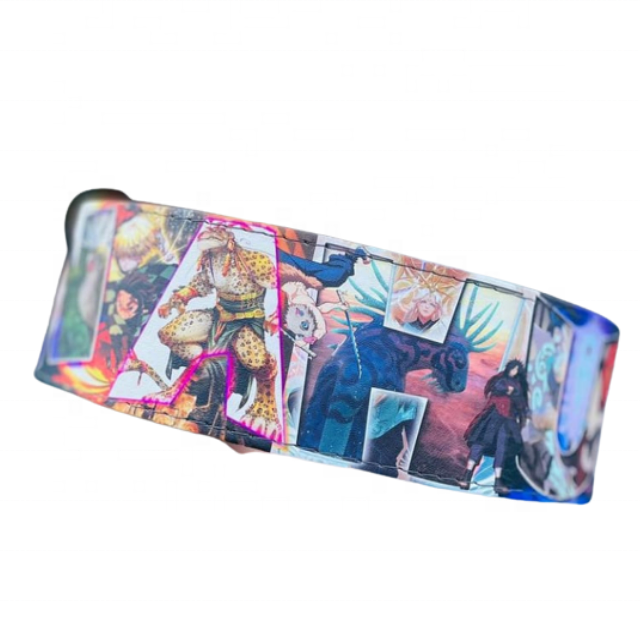 2022 New Design Fitness Power Lifting Weight Gym Lever Belts Printed Cartoon Anime Character Lever Belts