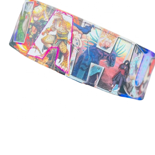 2022 New Design Fitness Power Lifting Weight Gym Lever Belts Printed Cartoon Anime Character Lever Belts