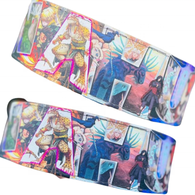 2022 New Design Fitness Power Lifting Weight Gym Lever Belts Printed Cartoon Anime Character Lever Belts