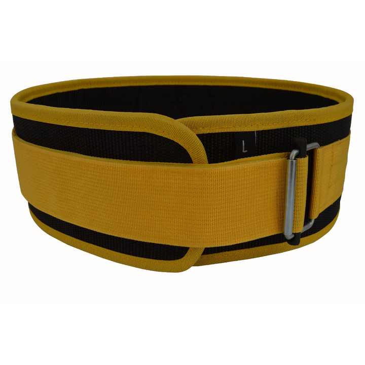 4 Inch Nylon Straight Weightlifting Belts Custom High Quality Unisex Barbell Training Breathable Comfortable Strong Knee Custom